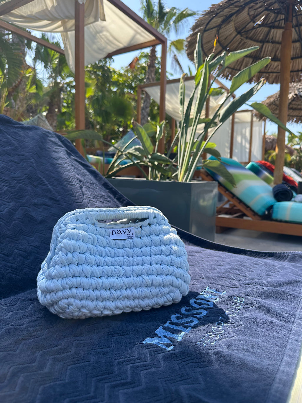 Blueberry Clutch Bag