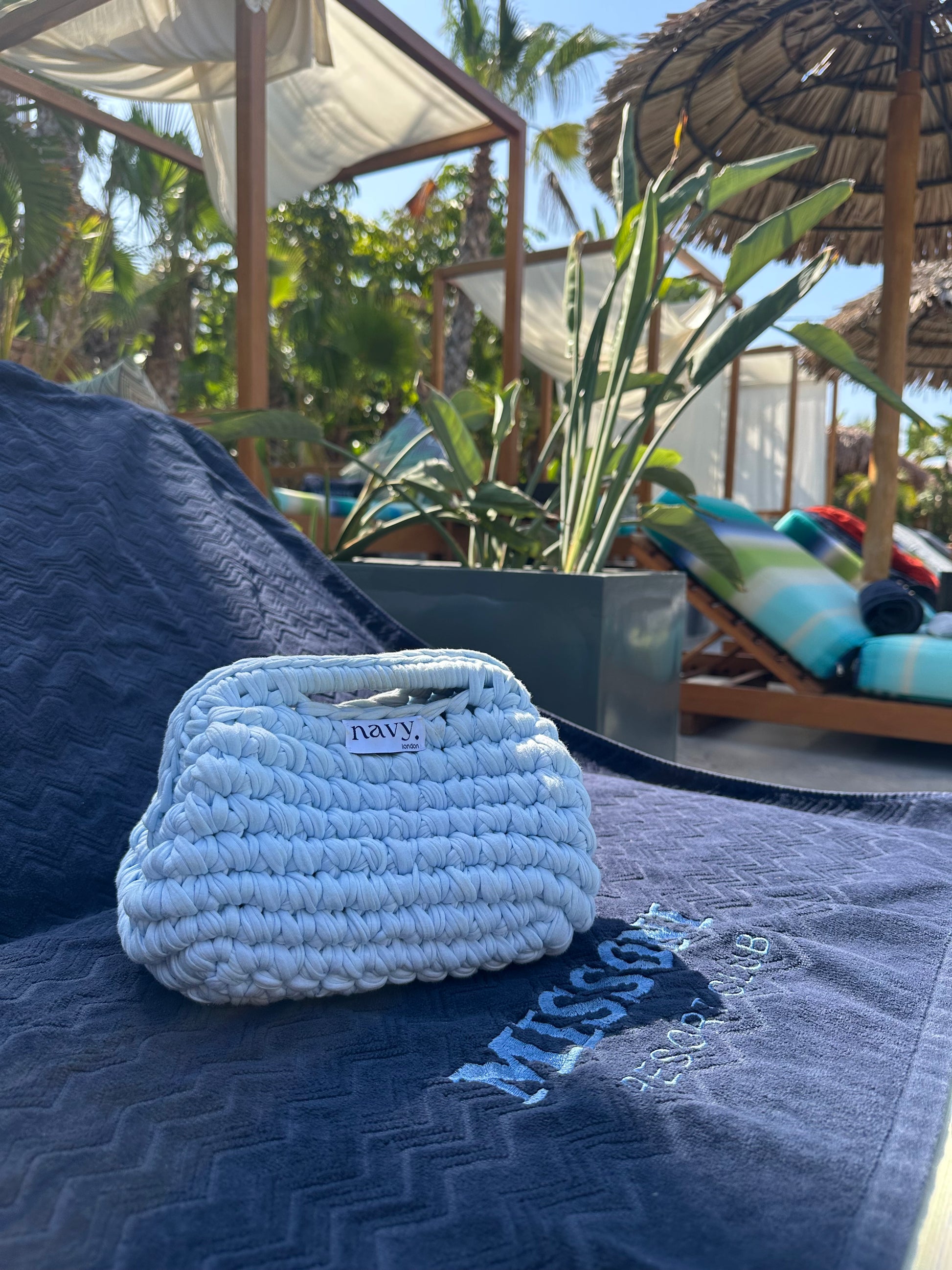 Blueberry Clutch Bag